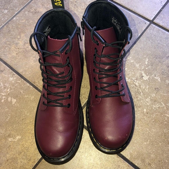 1460 SMOOTH LEATHER LACE UP BOOTS - Picture 2 of 4